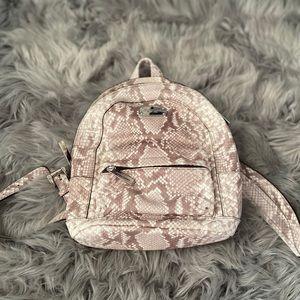 Snake skin Mini Backpack